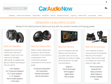 Tablet Screenshot of caraudionow.com